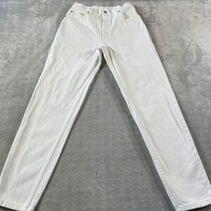 Vintage Levis Jeans 550 Womens 8 White Relaxed Fit Tapered Leg 2000s Y2K‎ USA